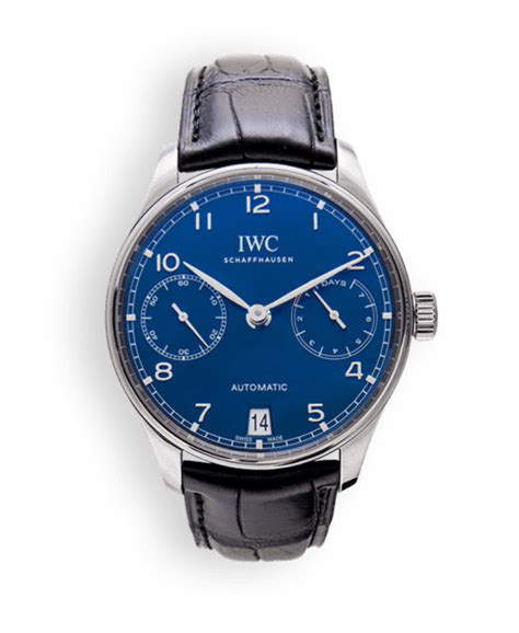 iwc portoghese blu usato|Acquista IWC Portuguese su Chrono24.